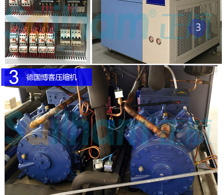 高低溫冷熱沖擊試驗(yàn)箱采用德國(guó)康奈壓縮機(jī)